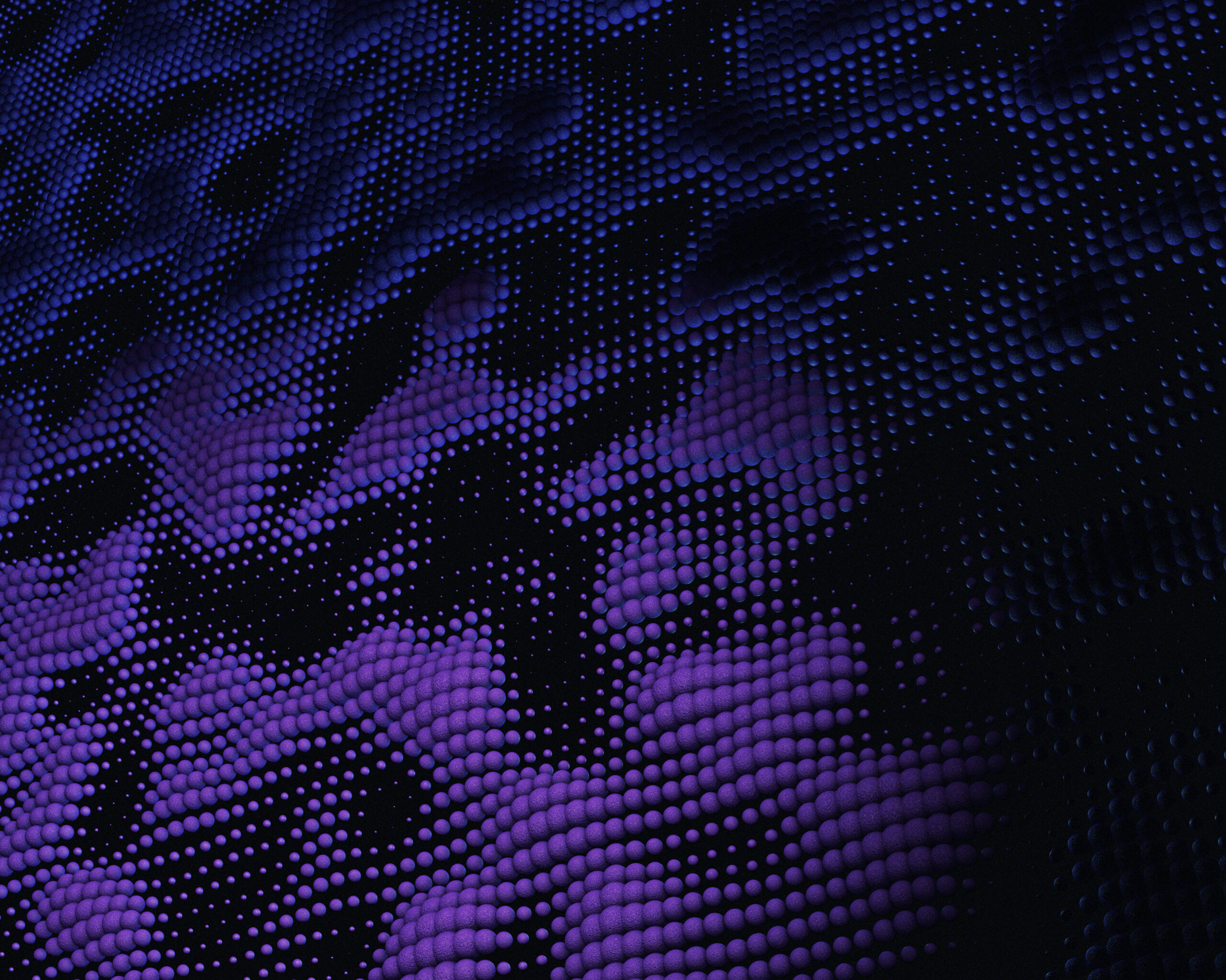 Background About Us — an abstract digital background of purple and blue textured spheres forming wavy patterns for AAPA.