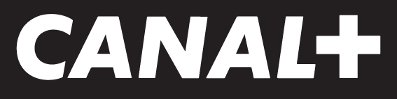 Logo Canal — cANAL+ broadcaster logo on dark background.