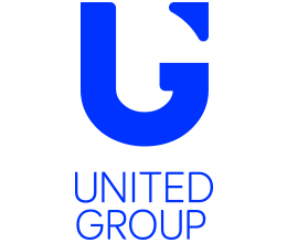 United Group logo in blue with company name text below.