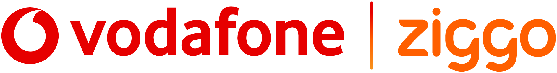 Vodafone and Ziggo company logos.